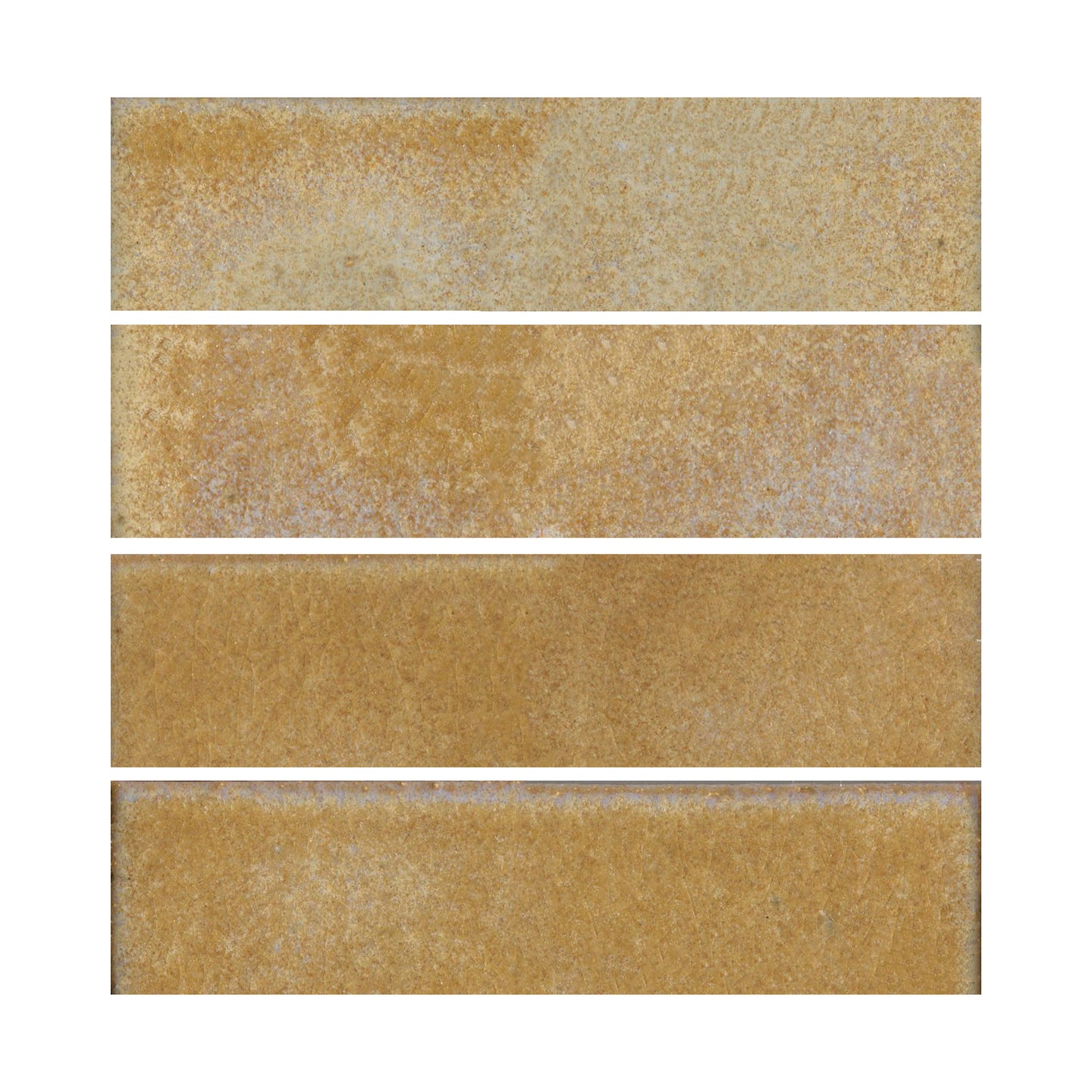 Coffee Cake glaze with iron spots a golden yellow color